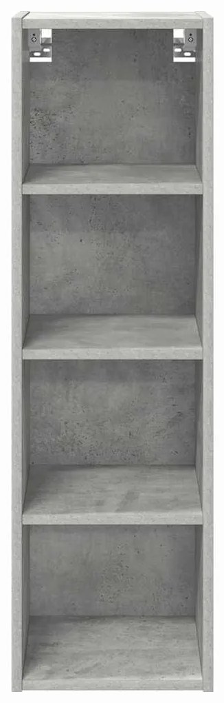 vidaXL Κρεμαστό ντουλάπι Σκυρόδεμα Γκρι 30 x 29,5 x 100 εκ.
