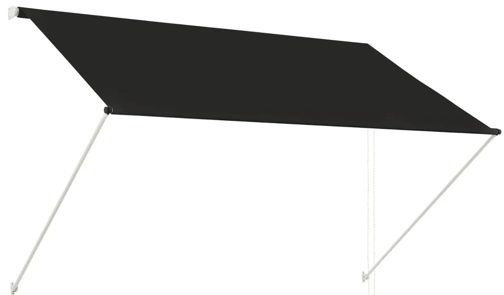 vidaXL Τέντα Συρόμενη Ανθρακί 200 x 150 εκ.
