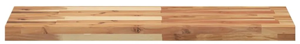 Ράφι Κρεμαστό 100x30x4 εκ. Φινίρισμα Λαδιού Μασίφ Ακακία - Καφέ