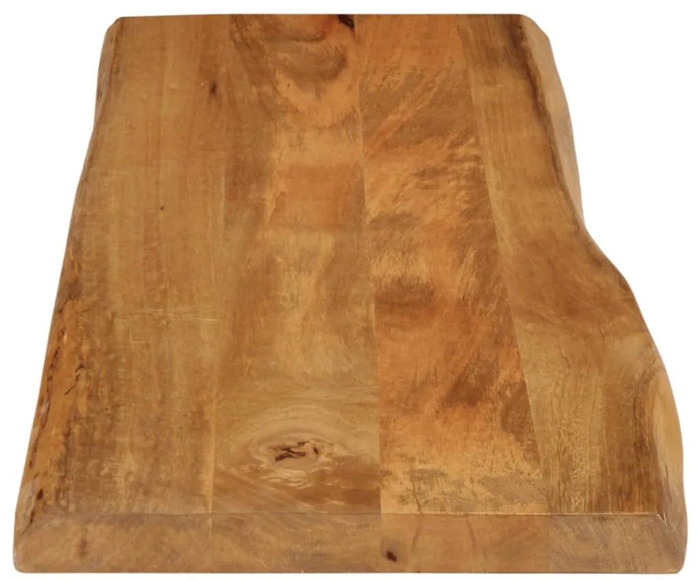 vidaXL Επιφάνεια Τραπεζιού 110x40x3,8 εκ. Live Edge Μασίφ Ξύλο Μάνγκο