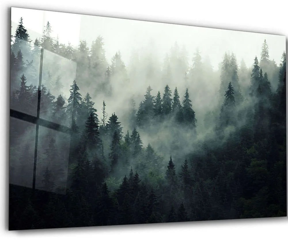 Πίνακας Γυάλινος 672BRS2087 110x70cm Multi Wallity Οριζόντιοι Glass
