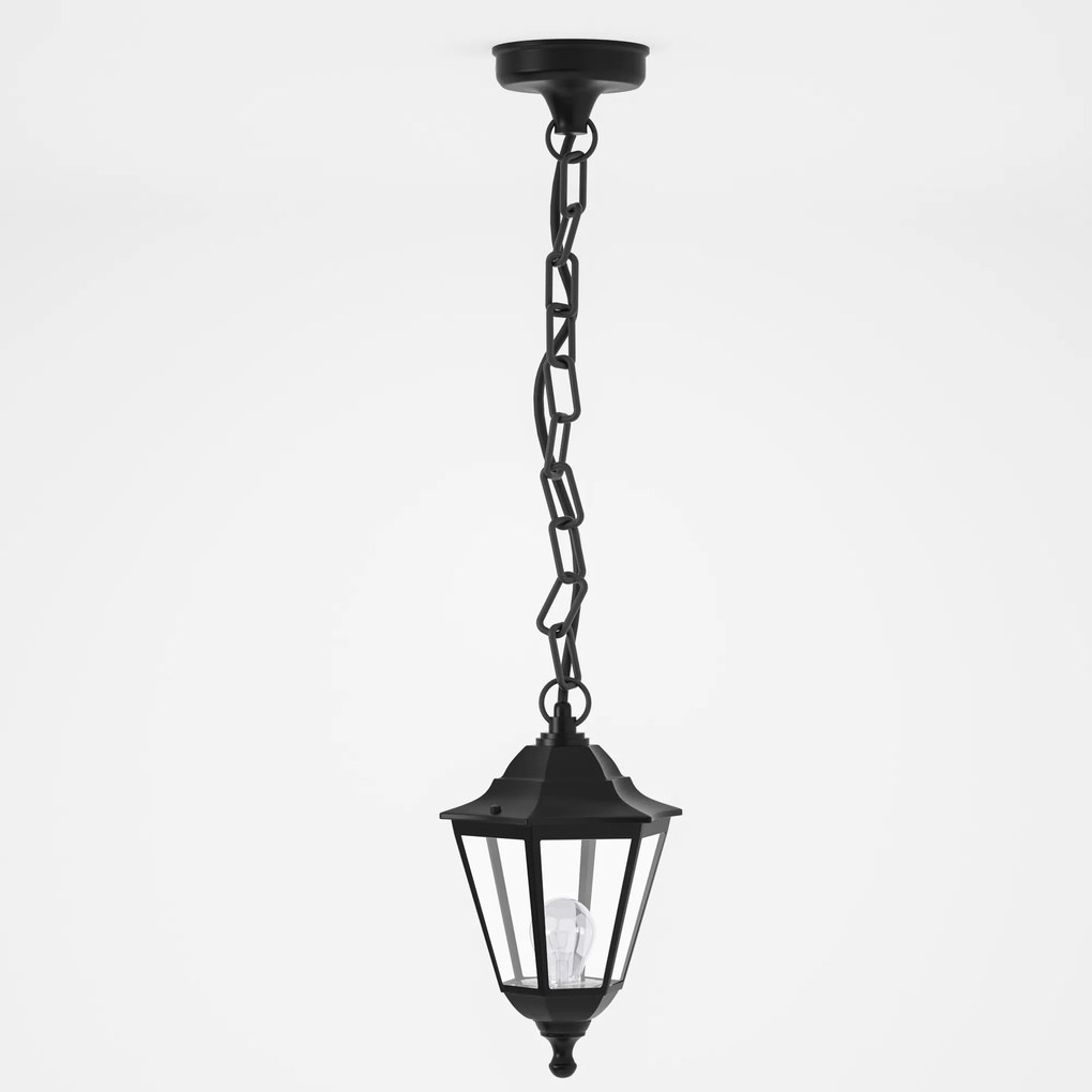 Φωτιστικό Οροφής Redfish 1xE27 Outdoor Pendant Light Black D:137cmx21.5cm (80300114) - 80300114 - 80300114