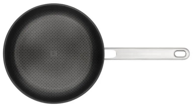 Βαθύ τηγάνι Zwilling Joy Plus 1029411, 20 cm, αντικολλητική επίστρωση Permaresist Ultra, ανοξείδωτο ατσάλι 18/10, Φούρνος και επαγωγή, Ασημί