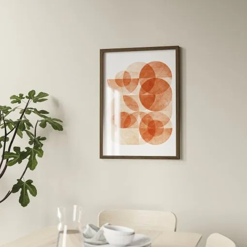 RODALM κορνίζα με πόστερ/αφηρημένα μοτίβα 12, 50x70 cm 305.907.56