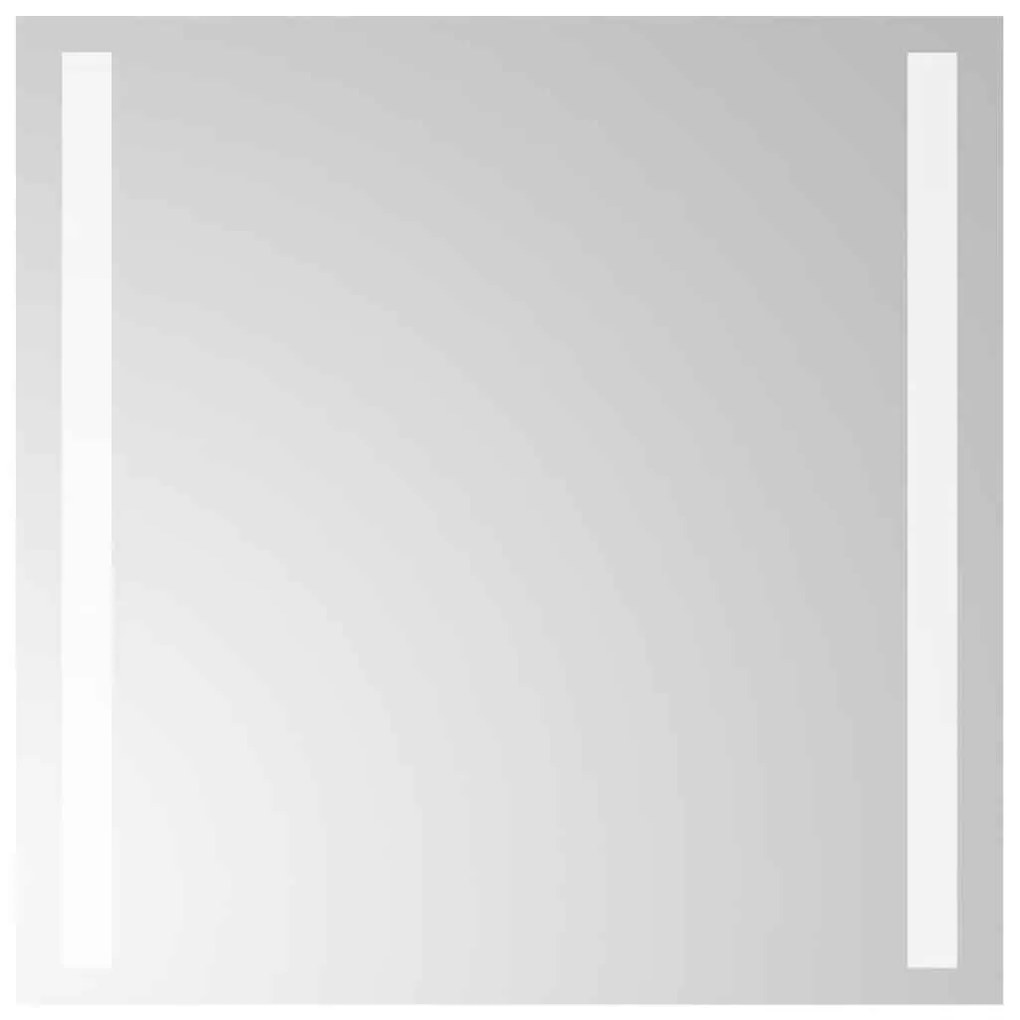 vidaXL Καθρέφτης Μπάνιου με LED 40x40 εκ.