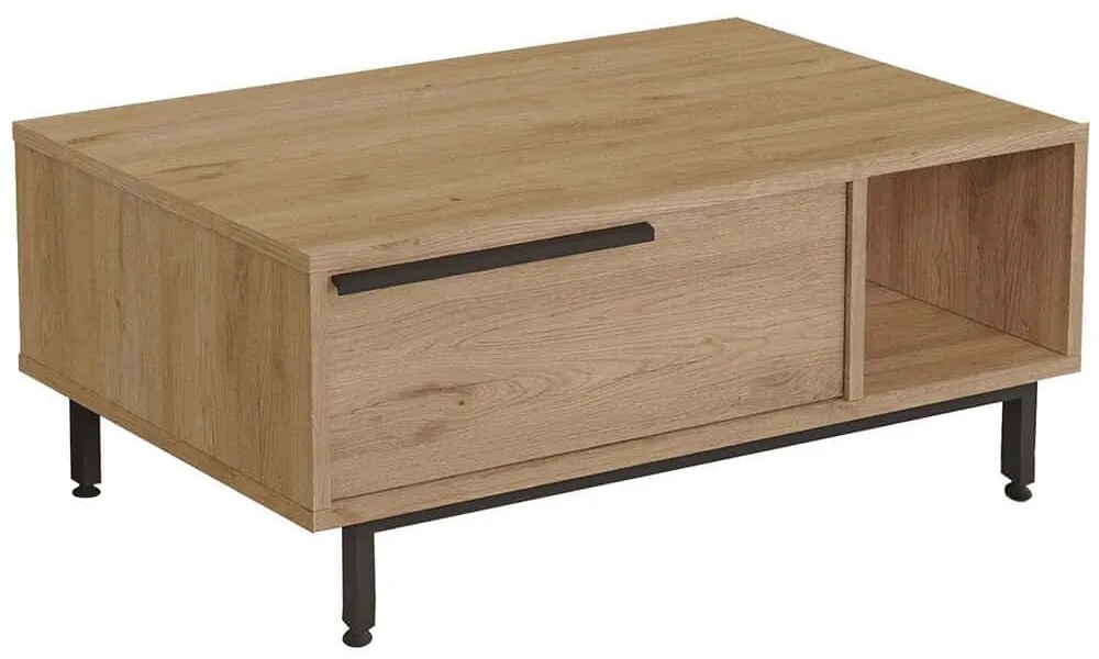Τραπέζι Σαλονιού On 956LCS3436 90x60x37,6cm Walnut