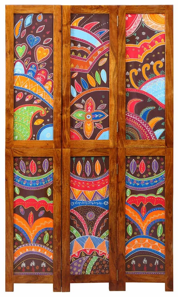 vidaXL Διαχωριστικό Δωματίου Μέλι Καφέ 105 x 1,5 x 180 εκατοστά