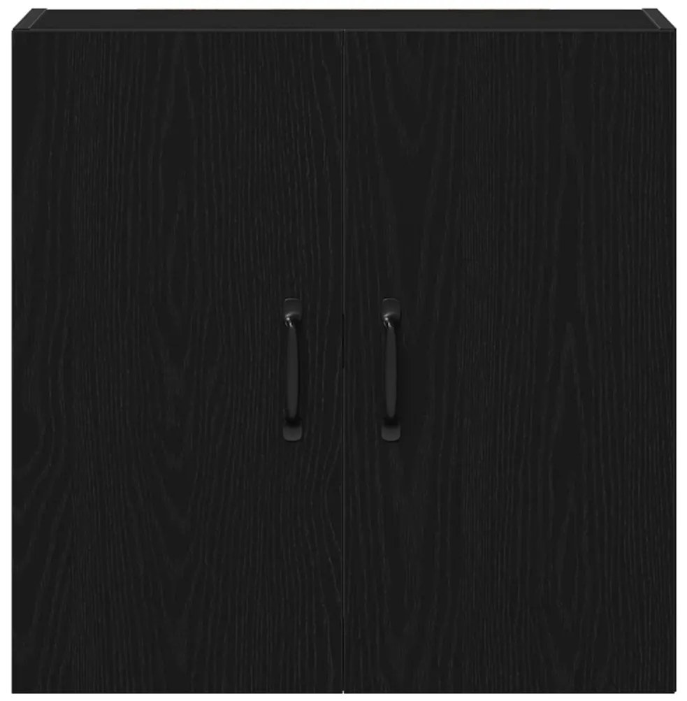 vidaXL Ντουλάπι Τοίχου Μαύρο Δρυς 60x31x60 εκ. από Τεχνητό Ξύλο