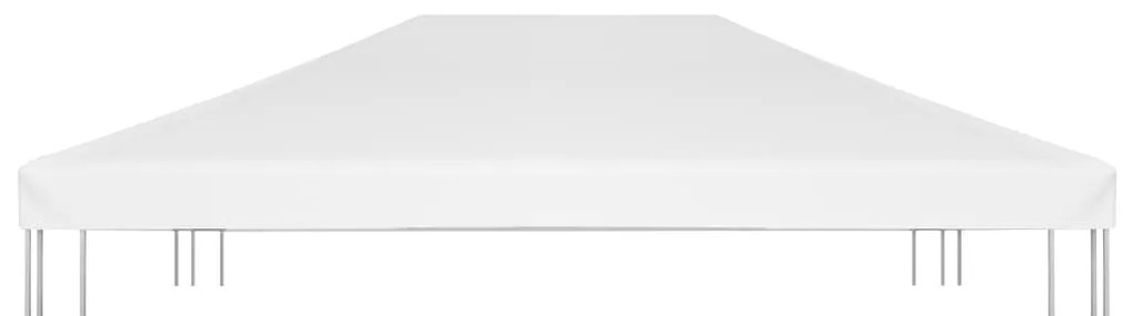 vidaXL Κάλυμμα για Κιόσκι Λευκό 4 x 3 μ. 270 γρ./μ²