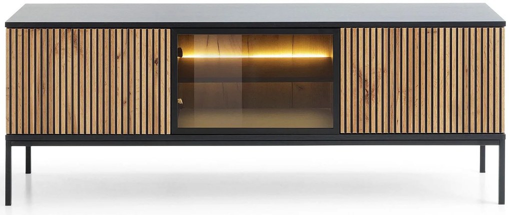 Έπιπλο τηλεόρασης Sento ανθρακί 154x39x56cm