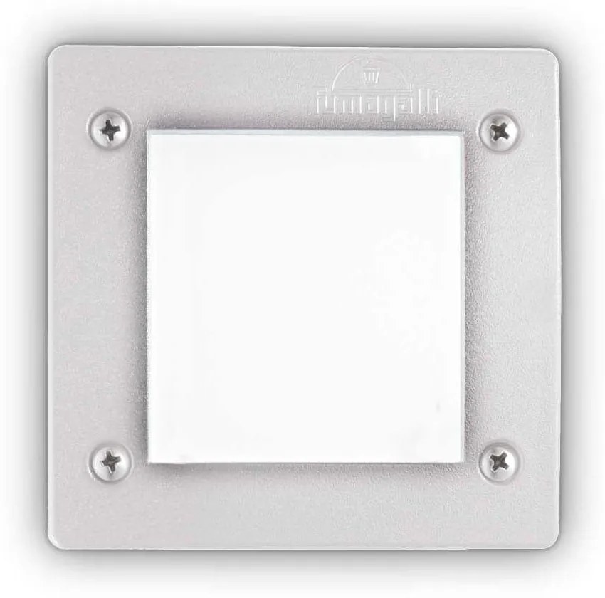 Φωτιστικό Τοίχου Χωνευτό Avenue Square 096575 11,5x11,5cm GX53 max 10W White Ideal Lux