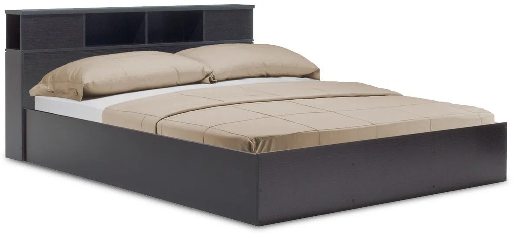 Κρεβάτι OLYMPUS pakoworld χρώμα wenge 160x200εκ