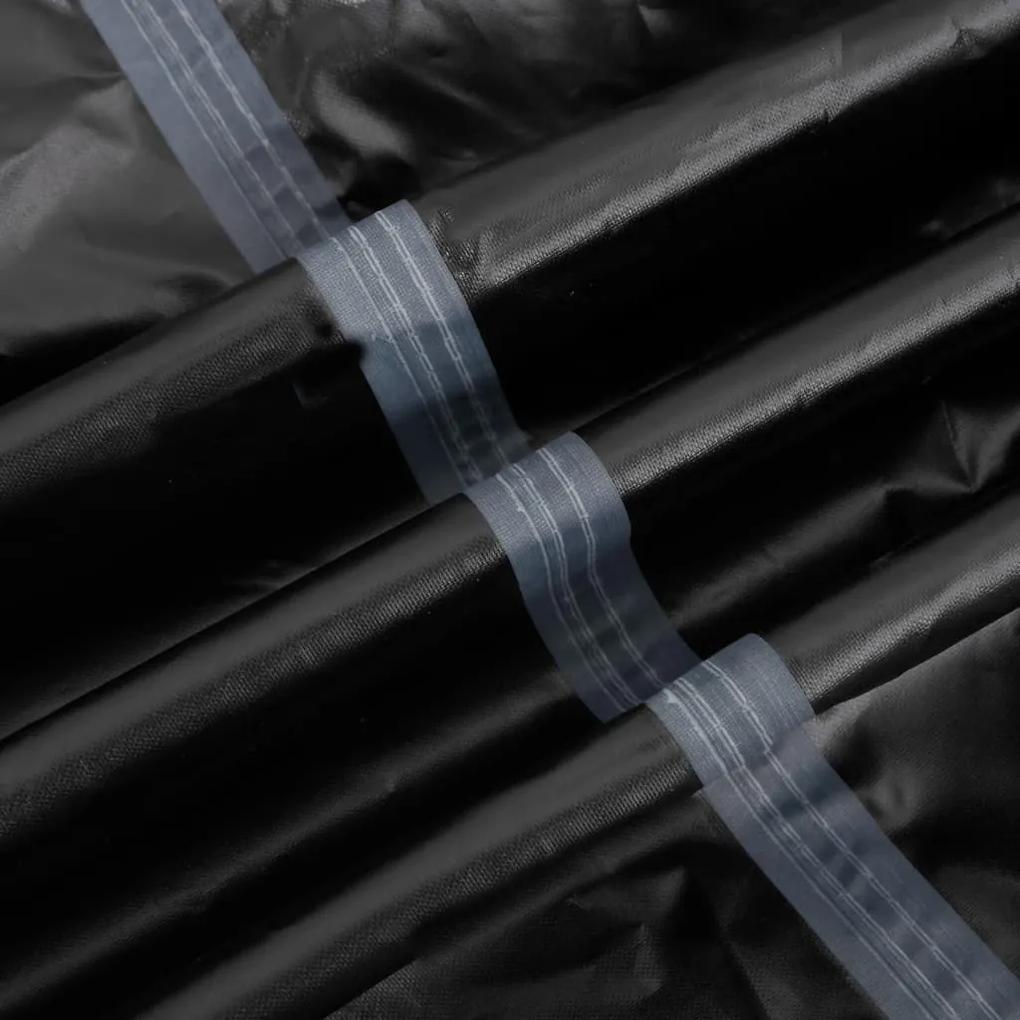 Κάλυμμα Γωνιακού Καναπέ Μαύρο 254x254x80 εκ. Ύφασμα Oxford 420D - Μαύρο