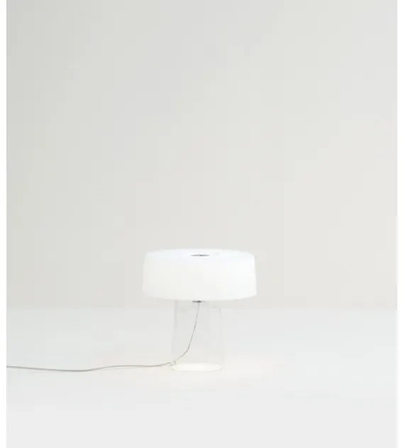 Επιτραπέζιο Φωτιστικό 1xG9 Dimmer Κρύσταλλο Γυαλί 30xΦ30cm Glam Small T3 Prandina -1884000210001-Λευκό 1884000210001