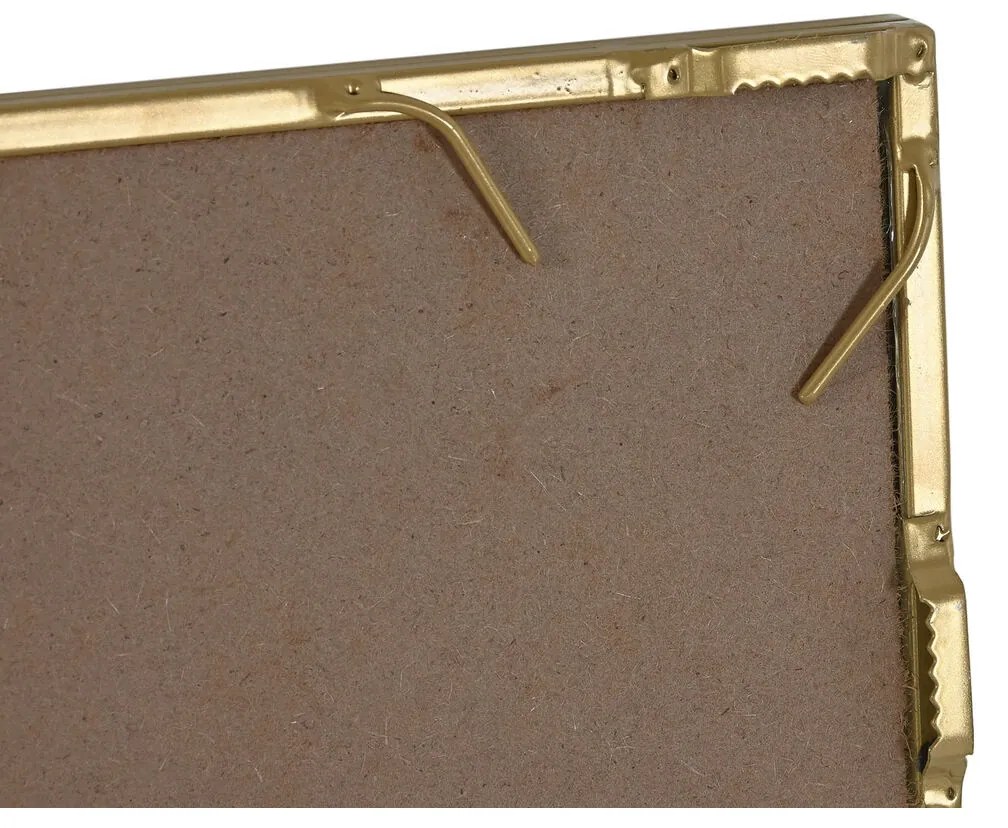 Τοίχο καθρέφτη Home ESPRIT Χρυσό 60 x 2 x 90 cm