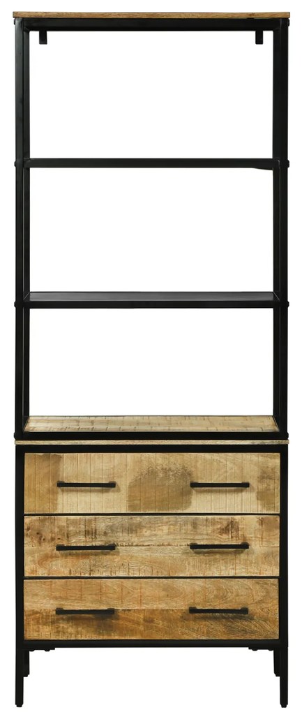 vidaXL Υψηλός 70x35x180 εκ Καρδιά Σαθρού Ξύλου Μάνγκο