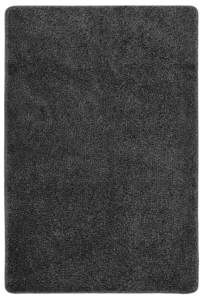 Χαλί Shaggy Αντιολισθητικό Σκούρο Γκρι 140 x 200 εκ.