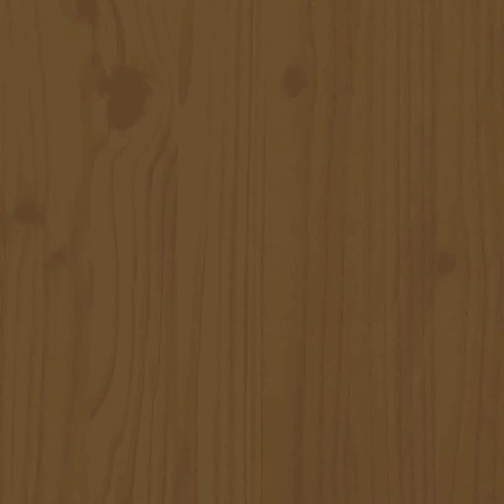 Σκάλα Κατοικίδιου Μελί Καφέ 40x49x47 εκ. από Μασίφ Ξύλο Πεύκου - Καφέ