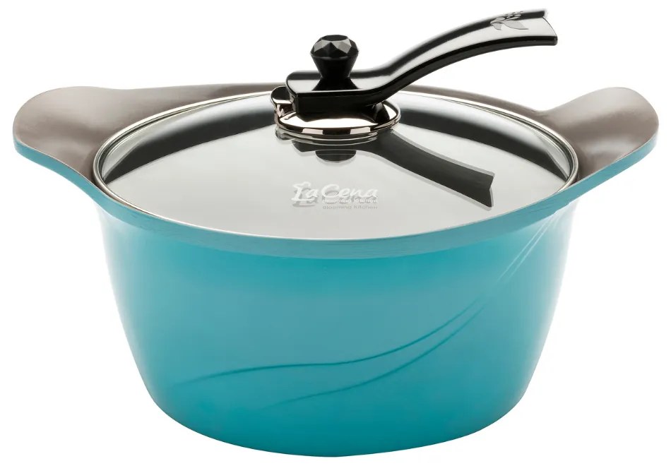 Iq La Cena Κατσαρόλα 28cm Blue