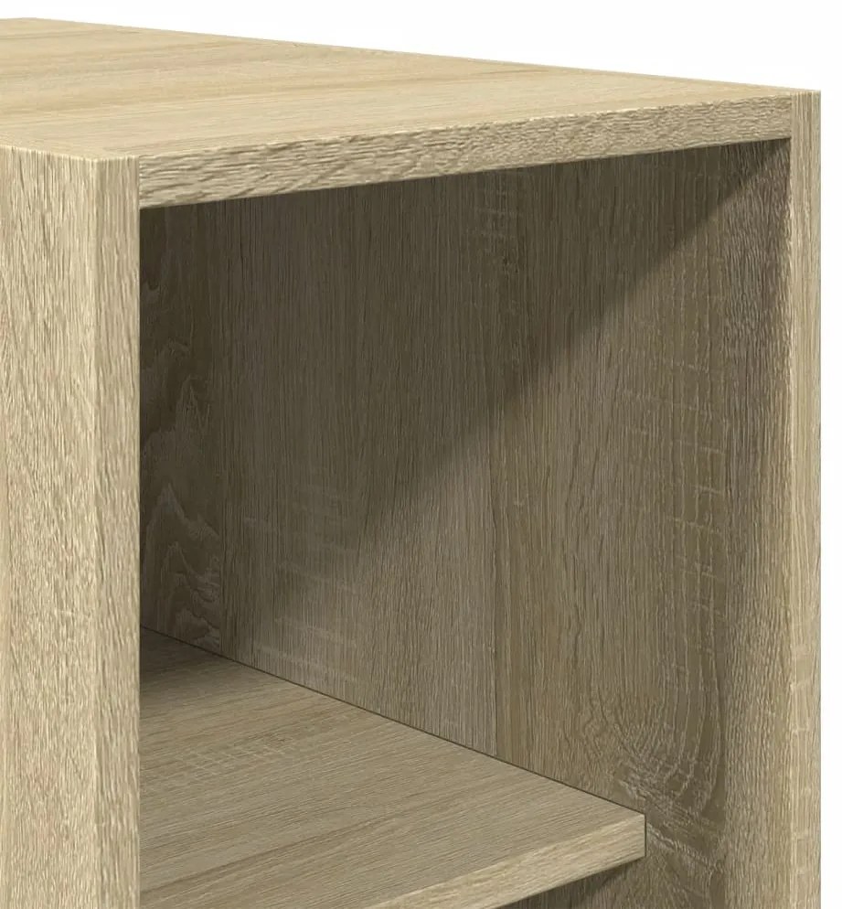 vidaXL Ντουλάπα Sonoma Δρυς 30x50x200 εκ. από Επεξεργασμένο Ξύλο