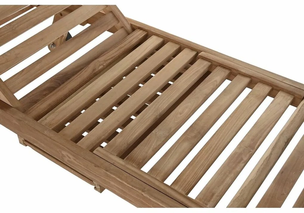 Solseng DKD Home Decor Καφέ Με τροχούς Ξύλο Τικ (200 x 65 x 36 cm)
