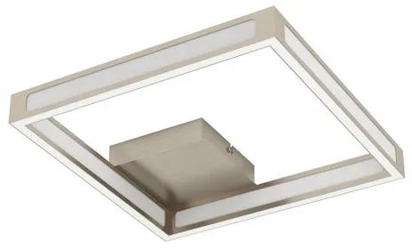 Eglo Altaflor Μοντέρνα Μεταλλική Πλαφονιέρα Οροφής με Ενσωματωμένο LED σε Ασημί χρώμα 31.5cm 99784