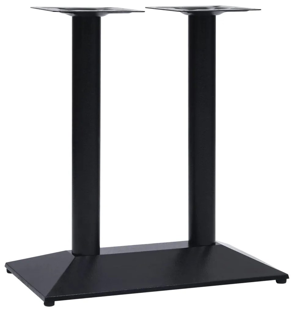 Πόδι Τραπεζιού Bistro Μαύρο 70x40x72 εκ. από Χυτοσίδηρο