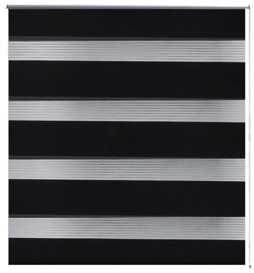 Σύστημα Σκίασης Ρόλερ Zebra Μαύρο 140 x 175 εκ. - Μαύρο