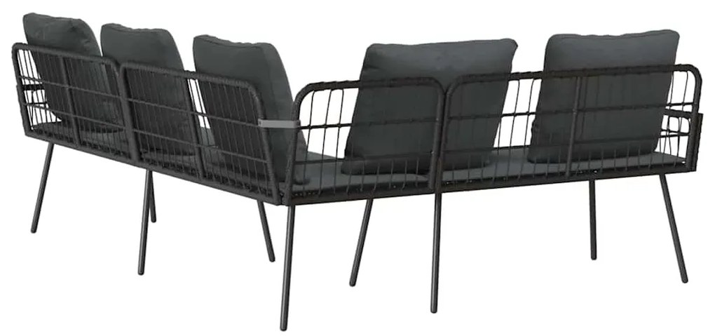 vidaXL Καναπές με μαξιλάρι Γκρι 61.5 x 123 x 82cm Μέταλλο