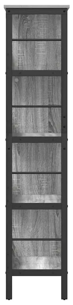 vidaXL Ράφι Βιβλίων Γκρίζο Σονομα 82 x 32 x 144,5 εκ.