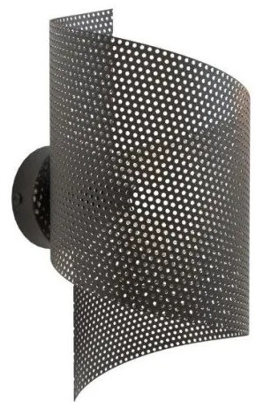 Απλίκα Φωτιστικό Τοίχου G9 SPIRAL Emibig-1357/1-Μαύρο 1357/1