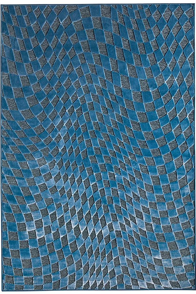 Χαλί Genova 38526/9999/43 Anthracite-Blue Carpet Couture 135X195cm