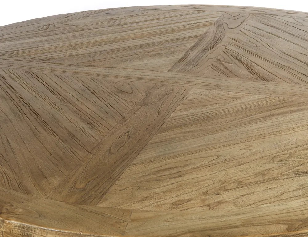 Artekko Τραπέζι τραπεζαρίας Κυκλικό από ξύλο μασίφ (140x140x78)cm