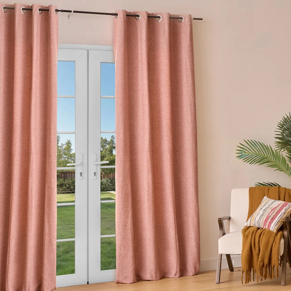 Θερμομονωτική Κουρτίνα (140x260) Με Τρουκς A-S Kys Amber 172435C