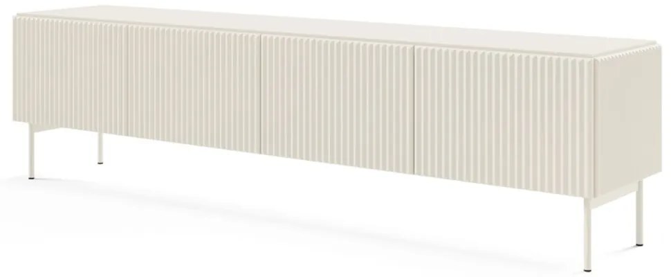 Έπιπλο Τηλεόρασης Muti 195x39x51cm White Kazmir