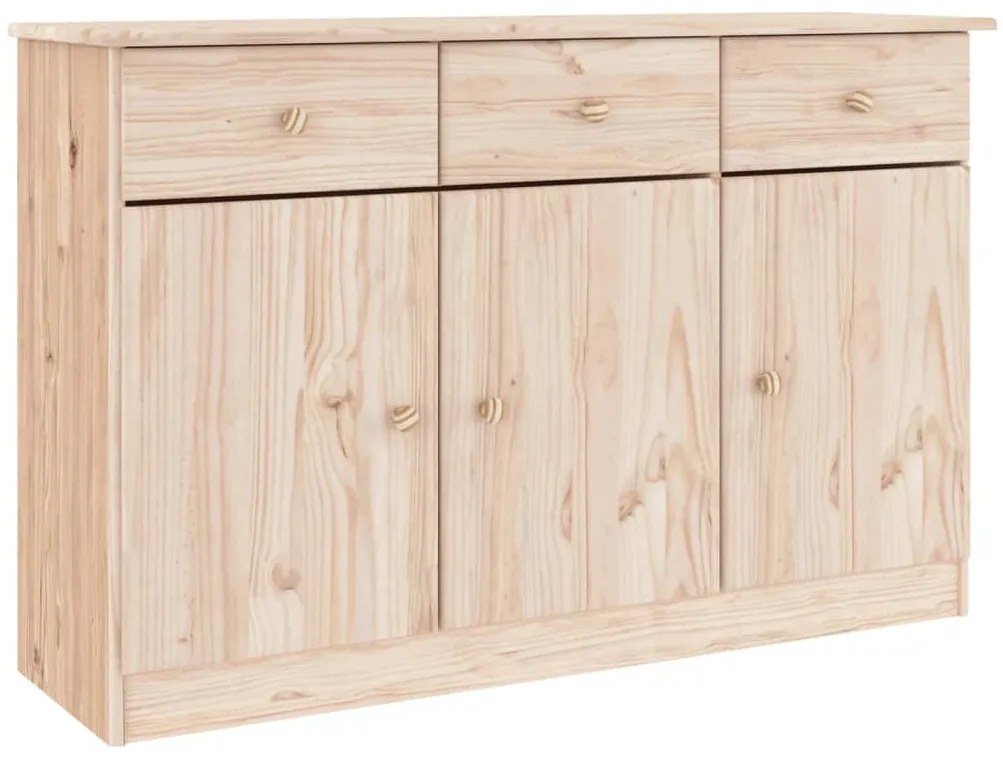 vidaXL Ντουλάπι ALTA 112 x 35 x 73 εκ. από Μασίφ Ξύλο Πεύκου