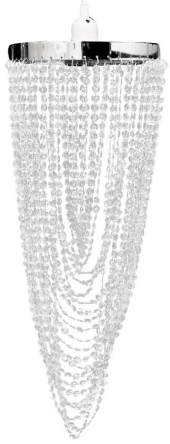 Πολυέλαιος με Κρύσταλλα 22 x 58 cm - Διαφανές
