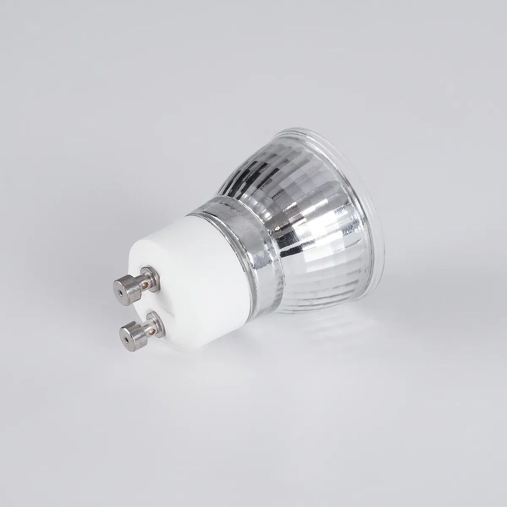 GloboStar® 76007 Λάμπα MR11 με βάση GU10 Mini Σποτ LED 4W 380lm 120° AC 85-265V με Λευκό Γαλακτερό Γυαλί Φυσικό Λευκό 4500K