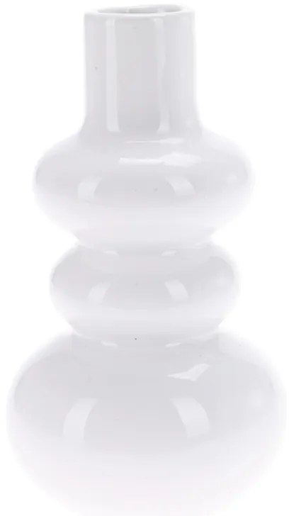 Διακοσμητικό Βάζο (Φ7.5x13.6) K-M White NB1700800