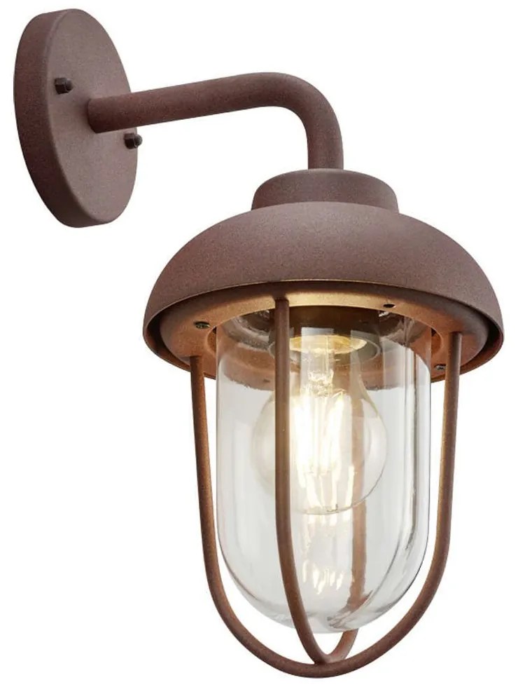 Φωτιστικό Τοίχου - Απλίκα Duero 202760124 1xE27 40W 16x33cm Rust Trio Lighting