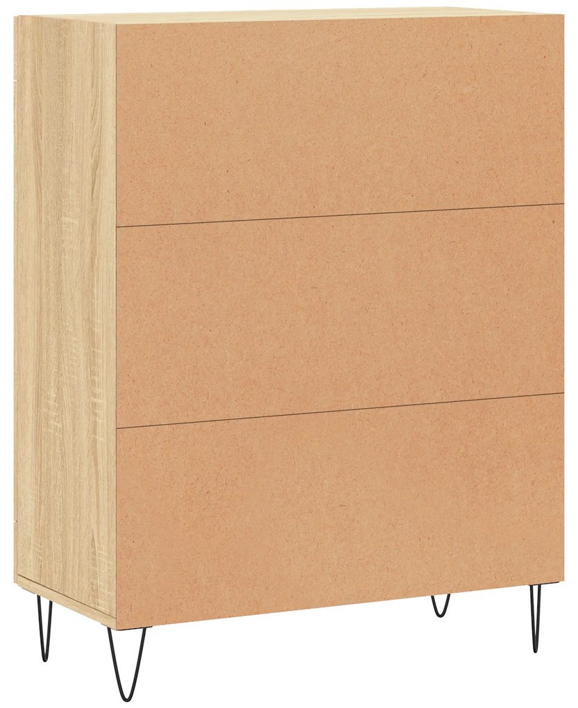 vidaXL Ντουλάπι Sonoma Δρυς 69,5 x 34 x 90 εκ. από Επεξεργασμένο Ξύλο