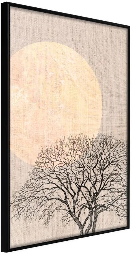 Αφίσα - Tree in the Morning - 30x45 - Μαύρο - Χωρίς πασπαρτού