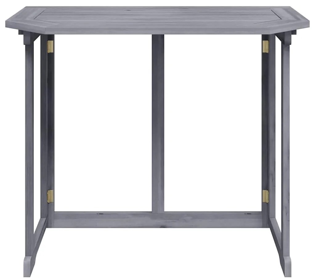 vidaXL Τραπέζι Μπαλκονιού Πτυσσόμενο 90x50x74 εκ. Μασίφ Ξύλο Ακακίας