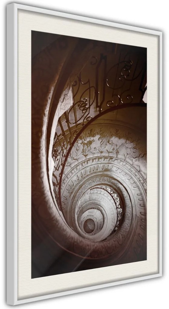 Αφίσα - Winding Staircase - 20x30 - Χρυσό - Χωρίς πασπαρτού