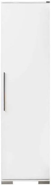 Lh-homefurniture Ντουλάπα Diamond Λευκό+Λευκό High Gloss  50x187x35 AD_ADR-408-PP-1