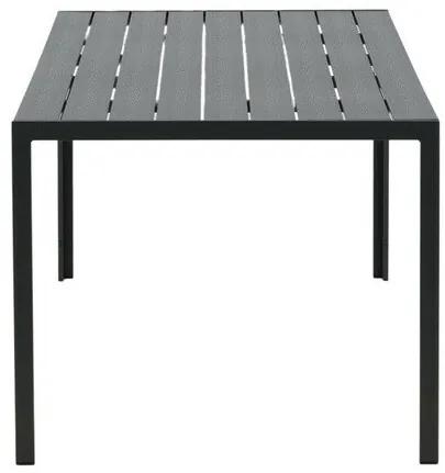 Τραπέζι εξωτερικού χώρου Dallas 906, Polyξύλο, 74x90cm, 26 kg, Μαύρο, Μέταλλο | Epipla1.gr