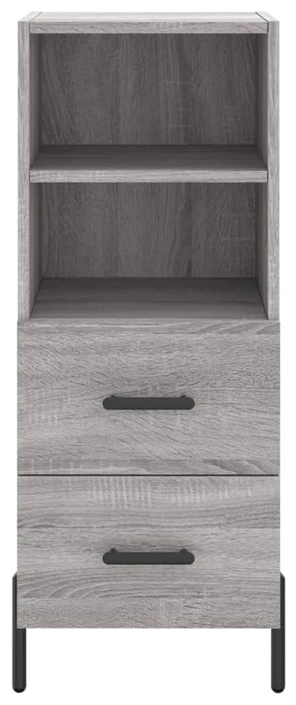 vidaXL Ντουλάπι Γκρι Sonoma 34,5x34x90 εκ. από Επεξεργασμένο Ξύλο