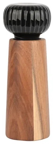 Estia Μύλος Για Αλάτι/Πιπέρι Allure Κεραμικός 6x17cm Μαύρος