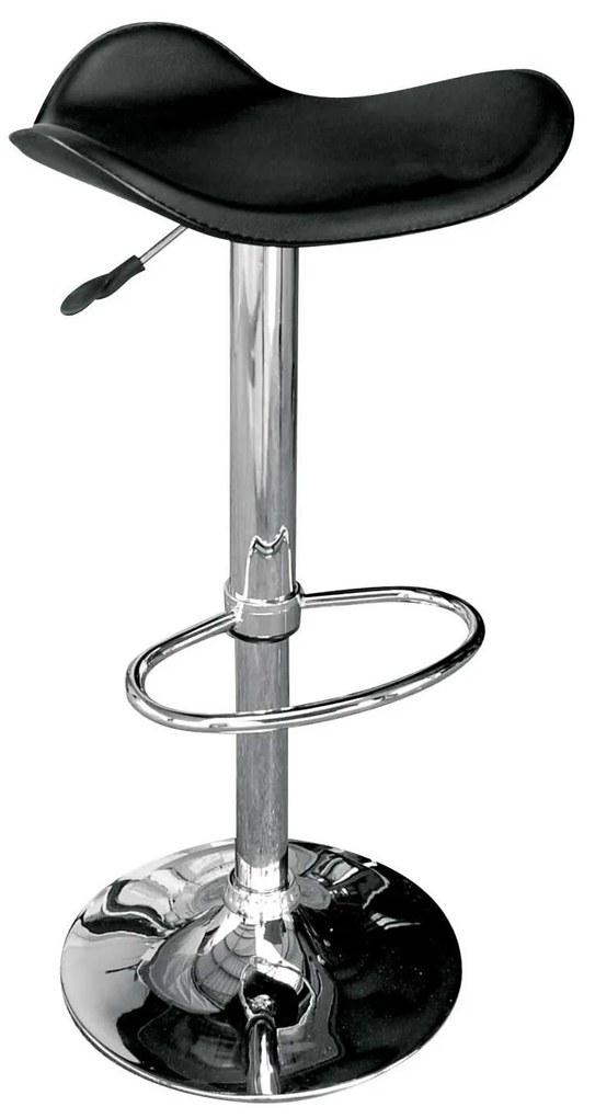 Σκαμπό Μπάρ Saddle ΕΜ100,7 45Χ43Χ64/85 cm Σετ 2τμχ Metal, PVC