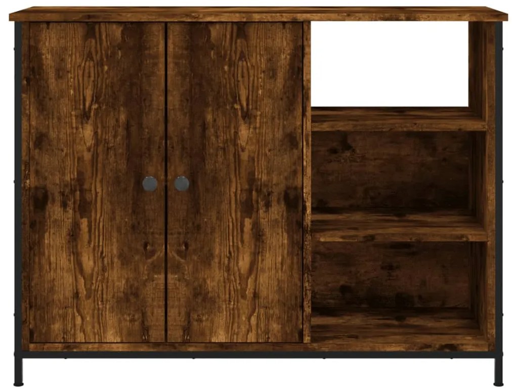 vidaXL Ντουλάπι Καπνιστή Δρυς 100x33x75 εκ. από Επεξεργασμένο Ξύλο
